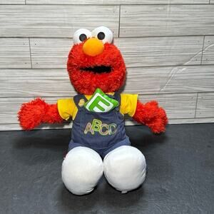 Fisher-Price Elmo Red ABC Talking Singing Plush Doll Vintage [Circa 2008]